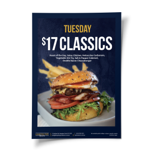 Tuesday $17 Classics Promotion