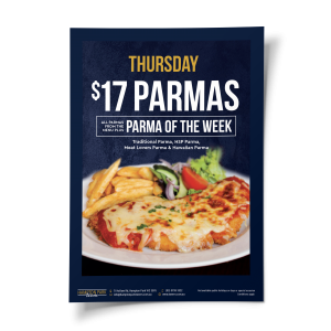 Thursday $17 Parma Promotion